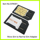 Hoog - kwaliteits Plastic Zwarte Micro aan Normale SIM-Adapter voor IPhone 4