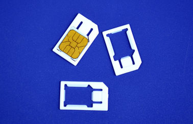 3FF aan 2FF Plastic Micro- SIM Kaartadapter voor Normale Mobiel