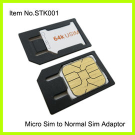 Hoog - kwaliteits Plastic Zwarte Micro aan Normale SIM-Adapter voor IPhone 4