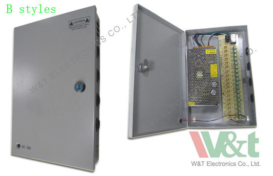18 de Doos van de de Voedingdistributie van de kanaal12v gelijkstroom 180W Camera voor PTZ/DVR