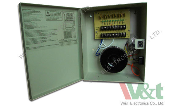 AC 24V 4 de Voeding van kabeltelevisie van het Ampère96w 8 Kanaal voor Camera's, Toegangsbeheer