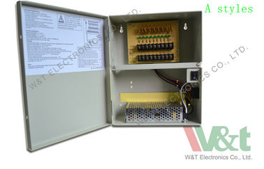 Huis 9 Havenptc de Voedingdoos van kabeltelevisie voor Veiligheidscamera's 115V/230VAC
