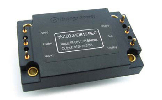 18 - 36V de Convertors100w Output 15V yn100-24db15-PEC van de inputwaaier gelijkstroom-gelijkstroom