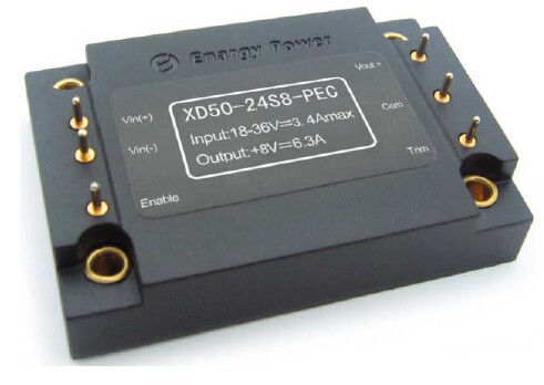 18 ‐ 36 V-de convertor 50 Wattsoutput 8V xd50-24s8-PEC van het inputvoltage gelijkstroom gelijkstroom