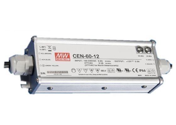 UL8750 huidige HOOFDbestuurders Waterdichte 60W non-condensing Openlucht