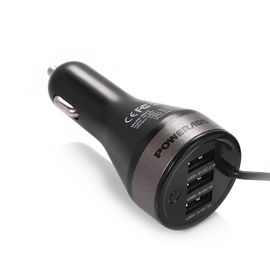 4.2A 21W Drie USB-de Lader van de Havenauto met de Ingebouwde Adapter van de de Micro- Kabelmacht van USB