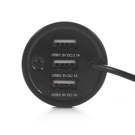 4.2A 21W Drie USB-de Lader van de Havenauto met de Ingebouwde Adapter van de de Micro- Kabelmacht van USB
