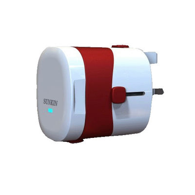 5v van de de Reisstop van 2100mA Worldwild van de Adapter Witte Universele Dubbele Usb de Reislader mlp-m3