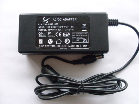 De Adapter van de de DesktopWisselstroom van gelijkstroom 6V 2A 18W voor LCD Moniter Voeding