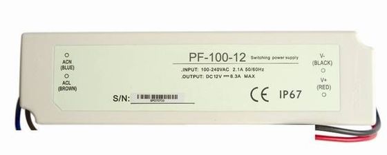 100W 50Hz Constant Voltage 12 Volt HOOFDbestuurdersefficiency met Overbelastingsbescherming