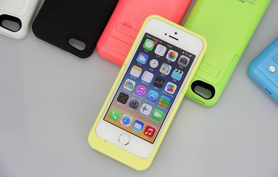 Externe van de de Banklader van de Batterij Reservemacht het Gevaldekking voor iPhone 5 2200mAh