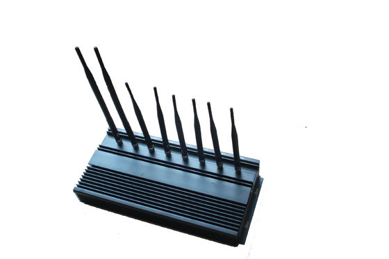 de Hoge Machtsstoorzender van 35dBm 4G WIFI/Blocker est-808N3 voor Militair, Zwart