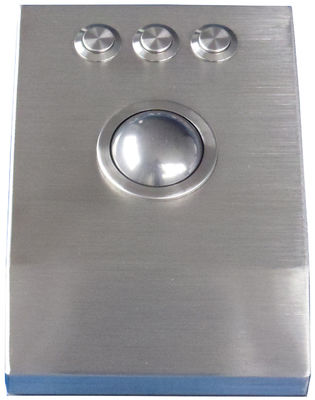 Ruwe Desktop 38mm van het metaalroestvrije staal lasertrackball met 1200 DPI resolutie